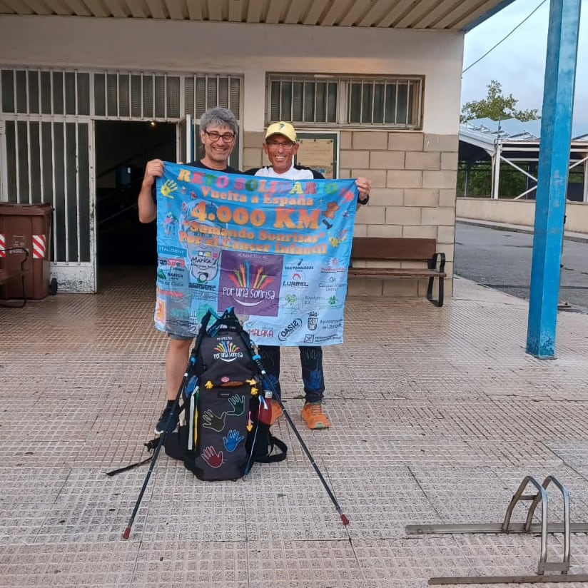 José Antonio a su paso por Banyeres de Mariola