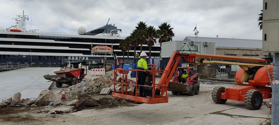 Obras en el Puerto