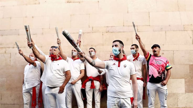 Reportaje: 7 de julio, sin toros en las calles de Pamplona (07/07/2020)