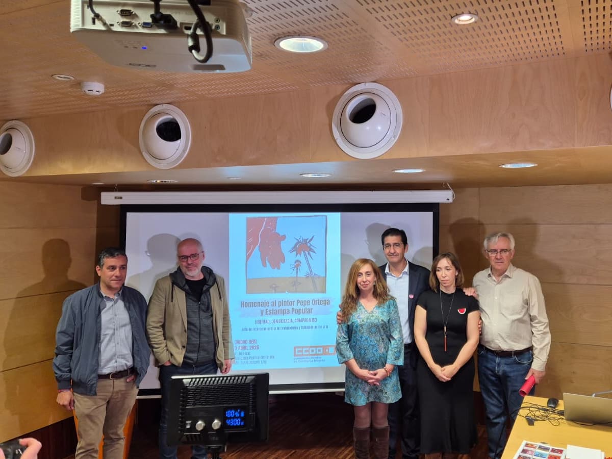 Unai Sordo, en el homenaje al pintor represaliado Pepe Ortega: "La cultura jugó un papel relevante en la recuperación de la democracia"