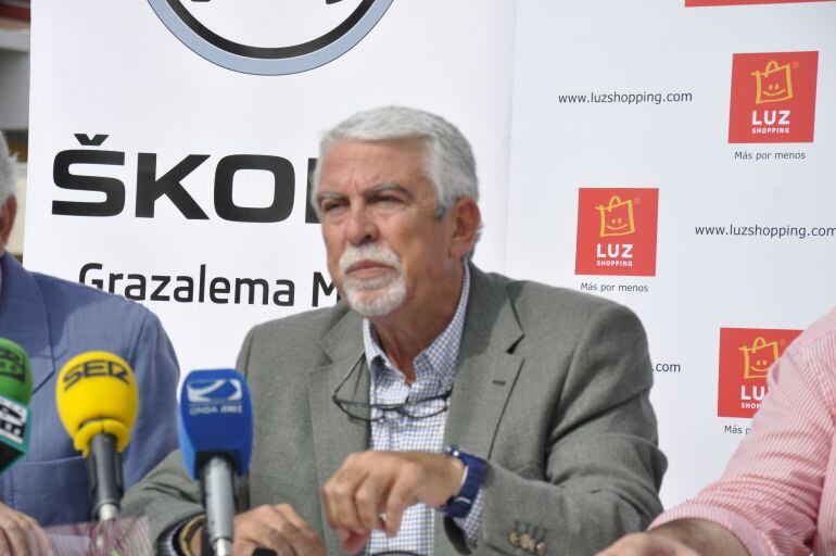 Paco Melero, presidente de la Federación Andaluza de Automoviolismo, durante un acto reciente en Jerez