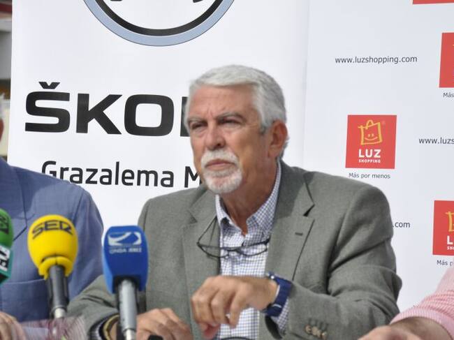 Paco Melero, presidente de la Federación Andaluza de Automoviolismo, durante un acto reciente en Jerez
