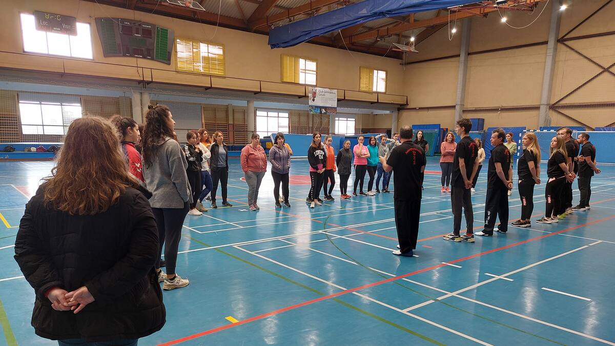 Charlamos con el director técnico del Club Taekwondo Getafe, Rubén Montesinos.