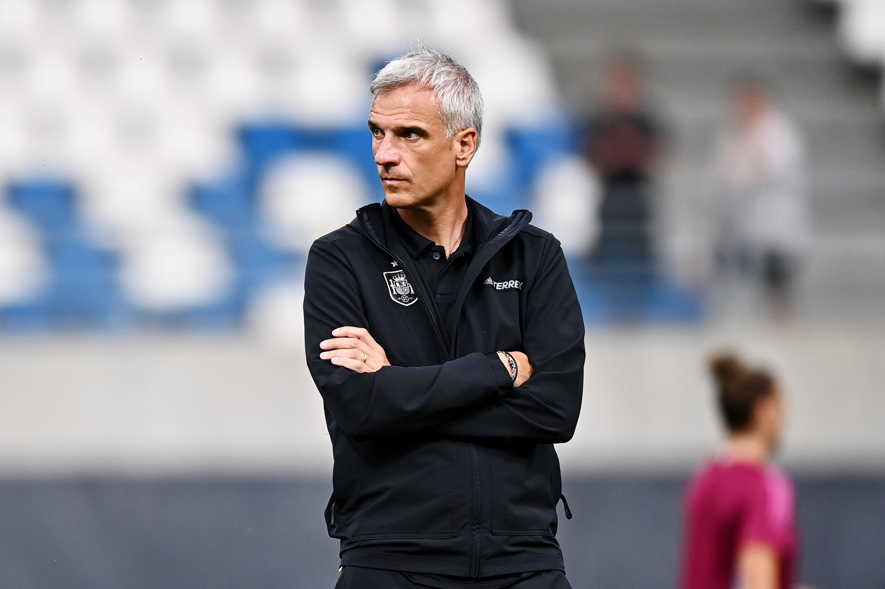 Javier Lerga, durante la final del Europeo sub 19, en la que España se alzó con la medalla de oro tras ganar a Francia