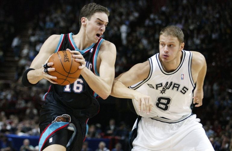 Pau Gasol, durante un partido con los Memphis