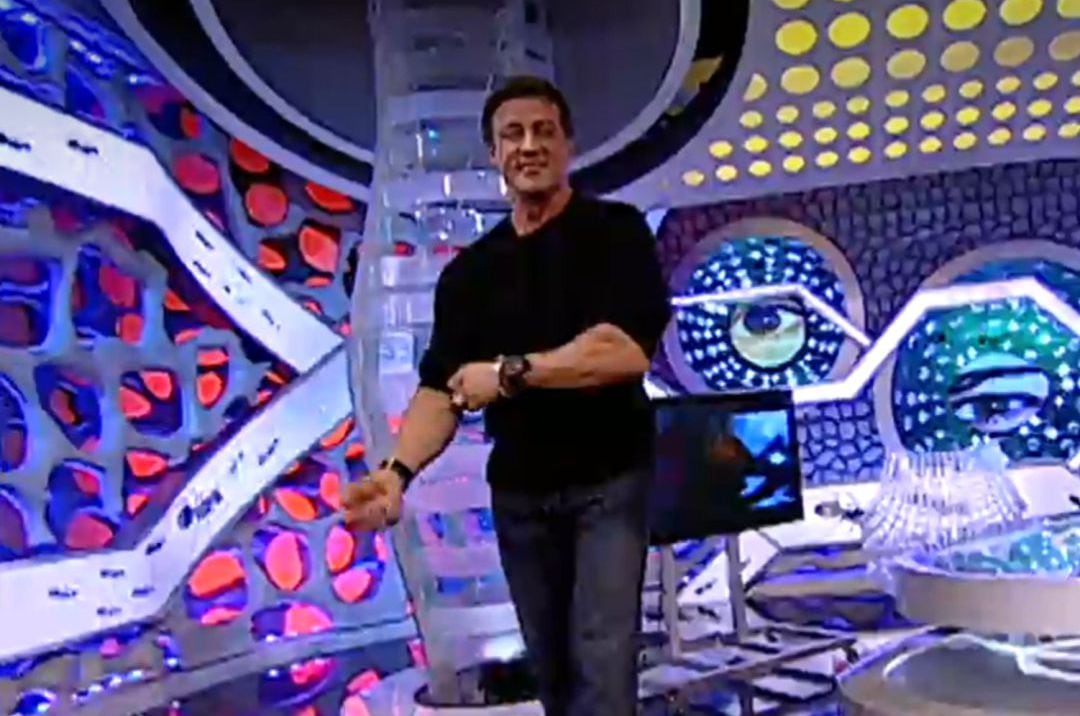 Sylvester Stallone durante su visita a El Hormiguero.