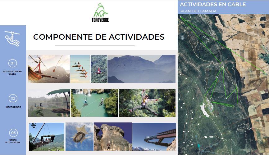 El parque contará con actividades para los amantes de la adrenalina, pero también con otras propuestas más relajadas en la naturaleza