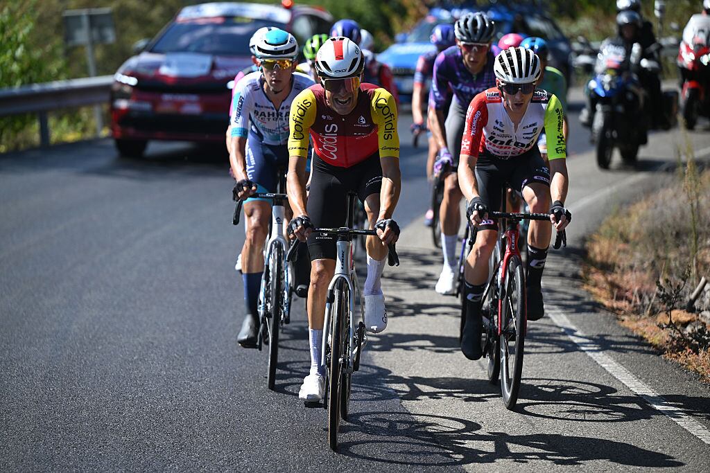 Sergio Samitier en la etapa 17 de La Vuelta ciclista a España