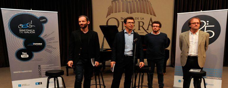 Presentación de los actos del 25 aniversario de la Orquesta Sinfónica de Galicia.