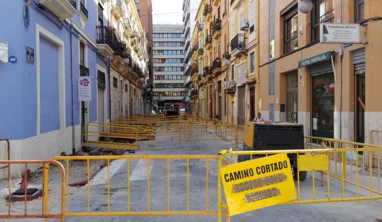 Imagen reciente de la calle Padre Jofré de Valencia