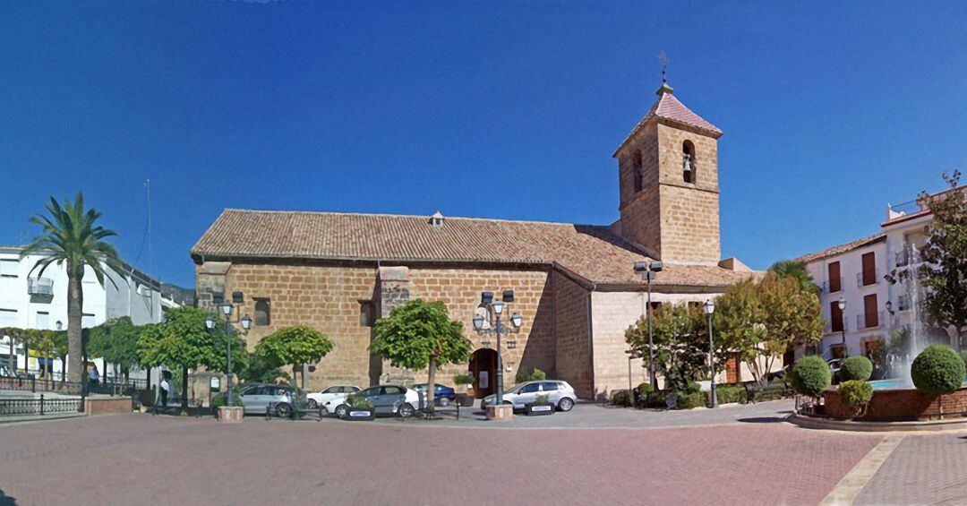 Plaza de la Constitución de Valdepeñas de Jaén.