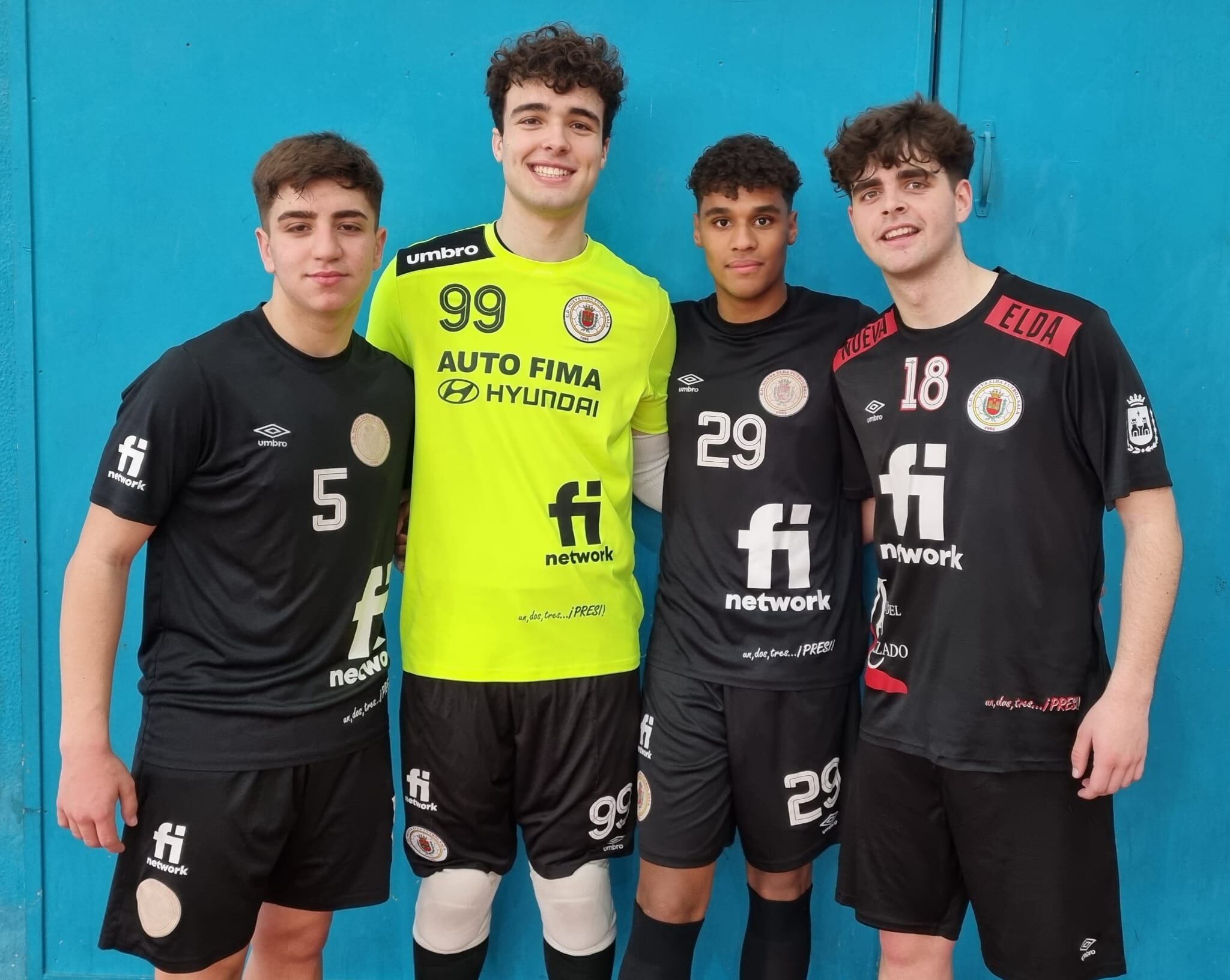 Los cuatro seleccionados en categoría Sub-19