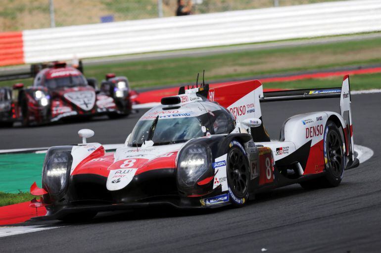 El Toyota, durante la carrera