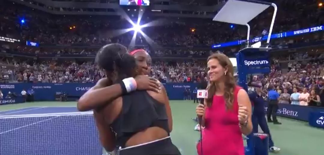 Naomi Osaka y Coco Gauff en el US Open