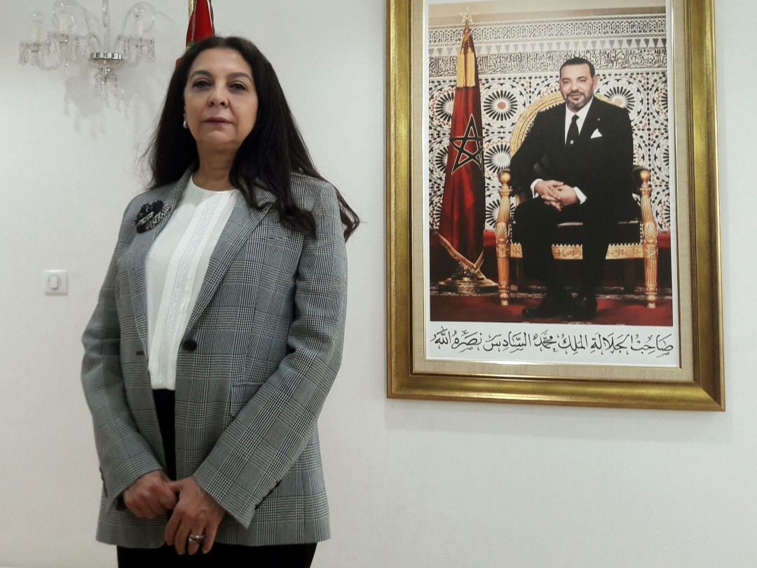 La embajadora de Marruecos en España, Karima Benyaich