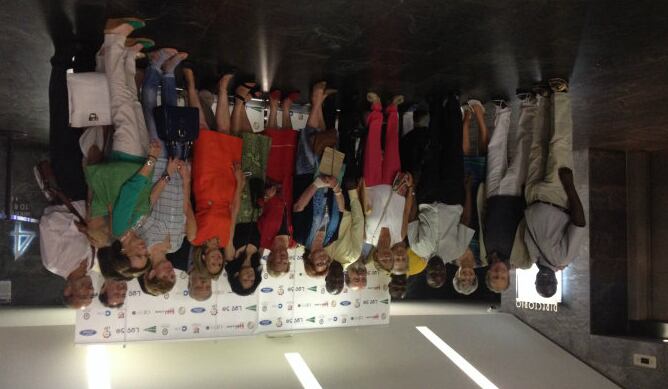 Miembros de la Fundación Bangassou después de la presentación del documental este domingo en Madrid