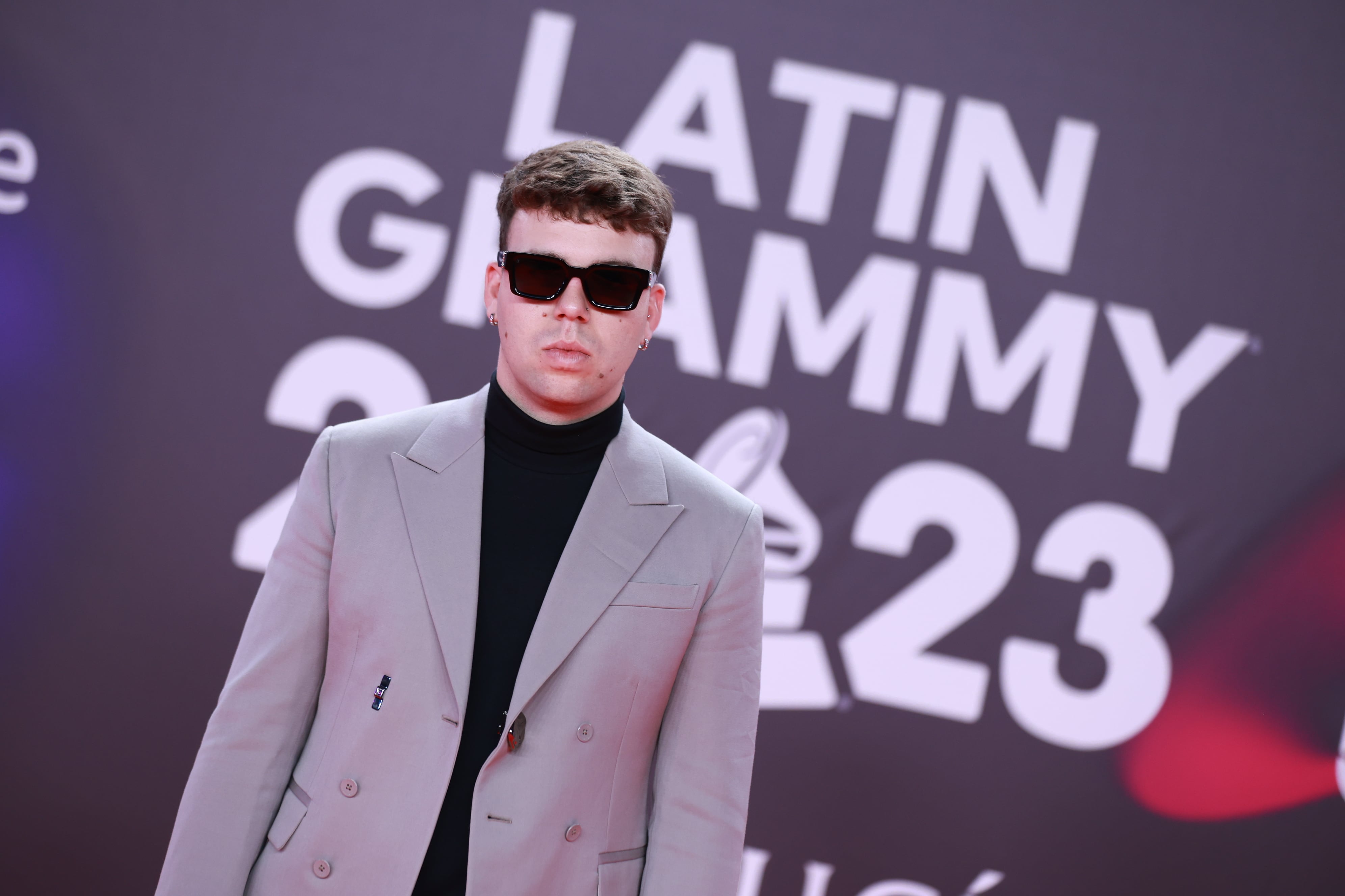 Quevedo, en los Premios Grammy Latinos. (Photo by Patricia J. Garcinuno/WireImage)