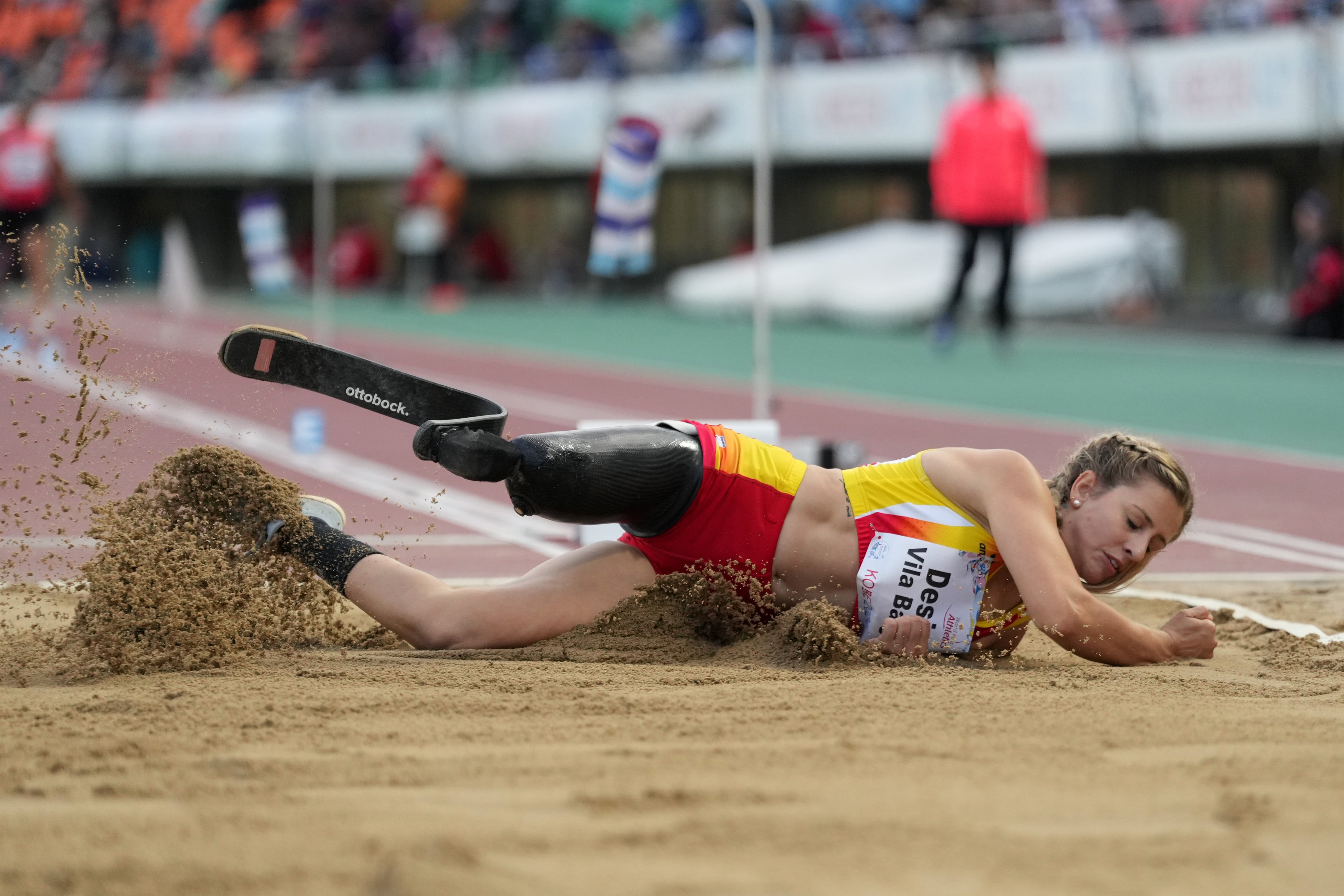 Desirée Vila, en la final paralímpica de París 2024