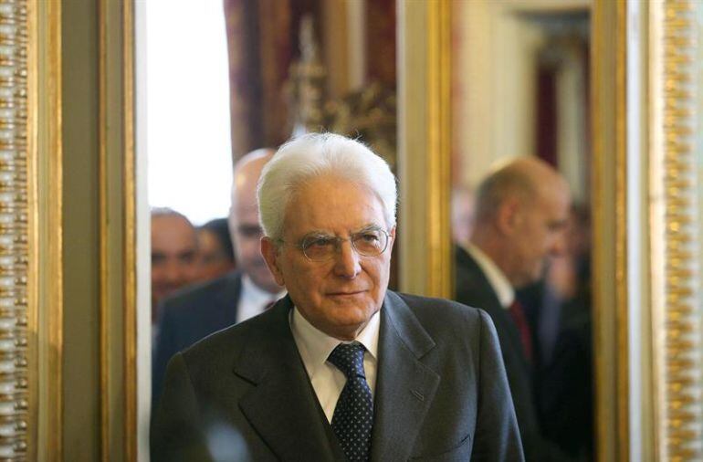 Imagen de archivo del presidente de Italia, Sergio Mattarella