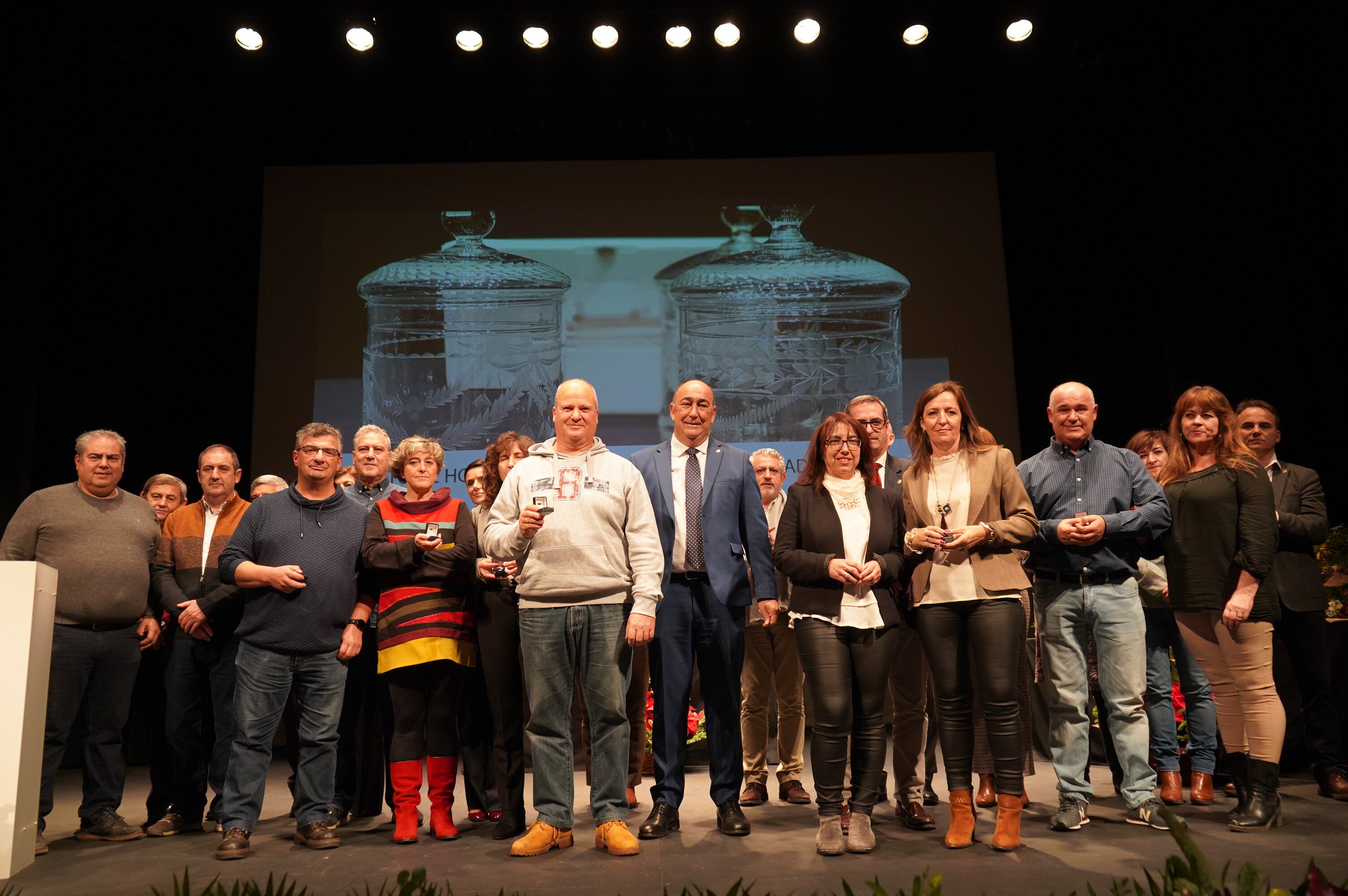 Homenaje a los trabajadores por sus 25 años en la Diputación
