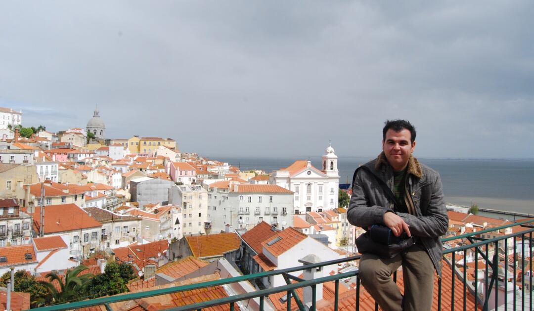 Mario Lorenzo, en una vista panorámica de Lisboa