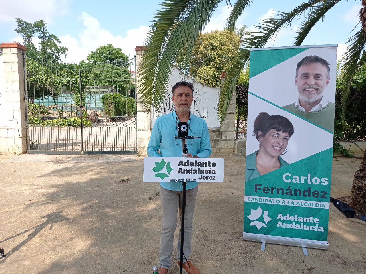 Carlos Fernández, portavoz de Adelante Andalucía en Jerez