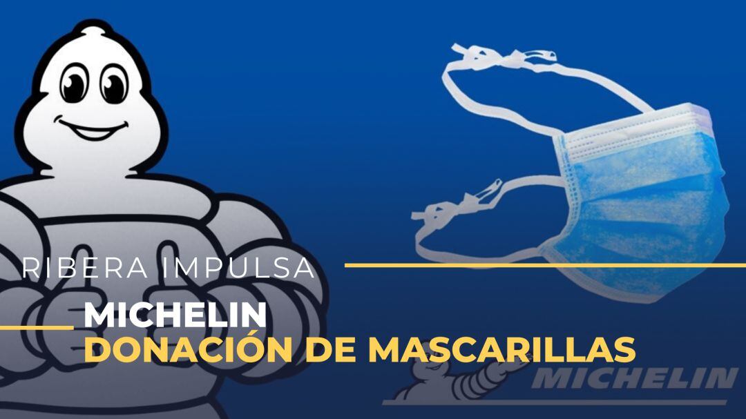 Michelin dona 400.000 mascarillas