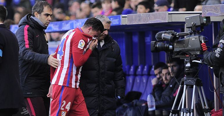 El defensa uruguayo del Atlético José María Giménez.