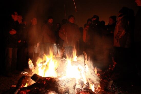 Imatge d'arxiu de les patrulles de pagesos a Alcarràs