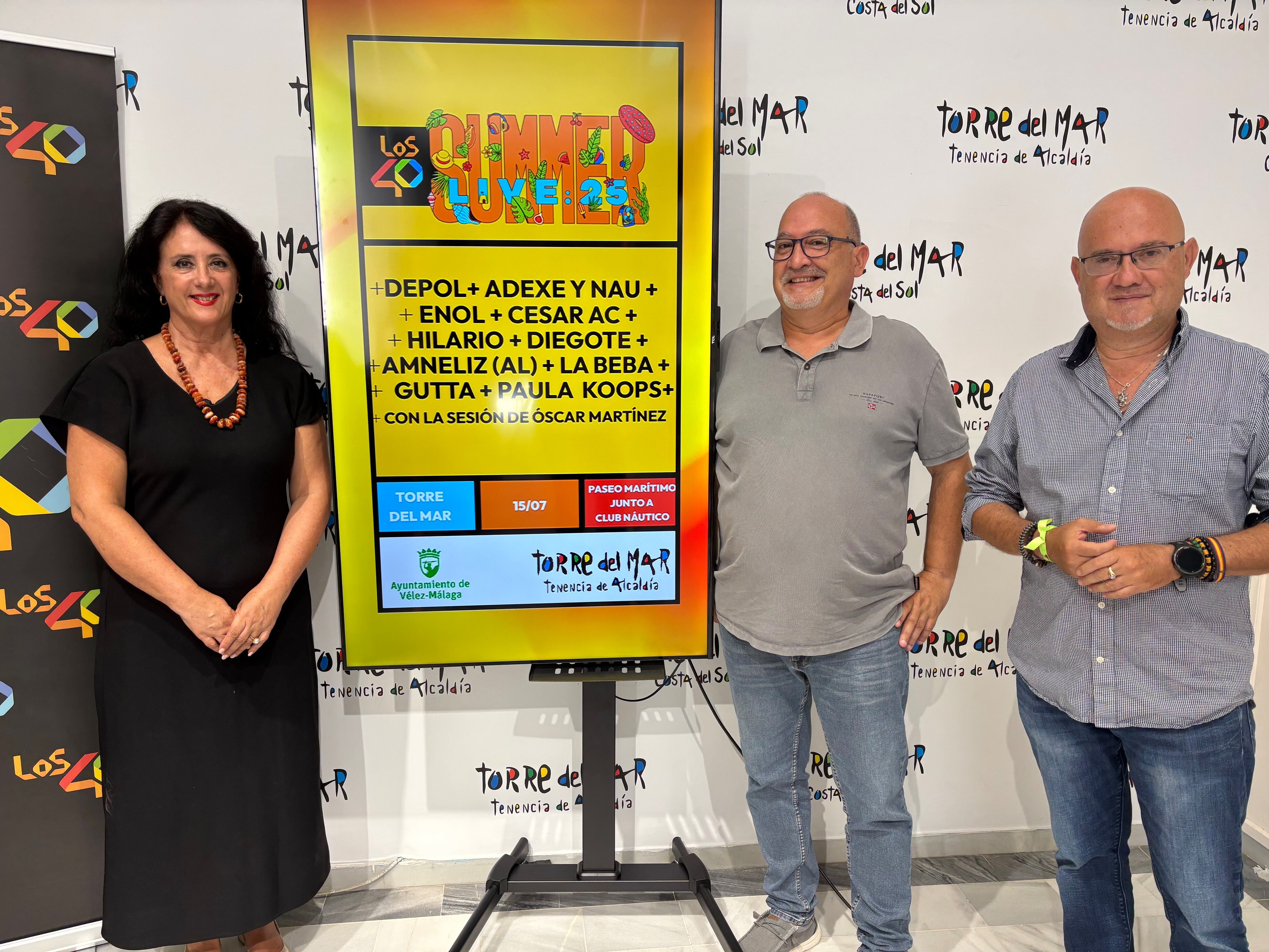 Presentación del evento en Torre del Mar (Málaga)