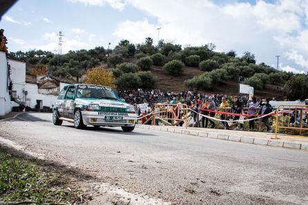 Amador Jaén durante su participación en la Subida a Algar