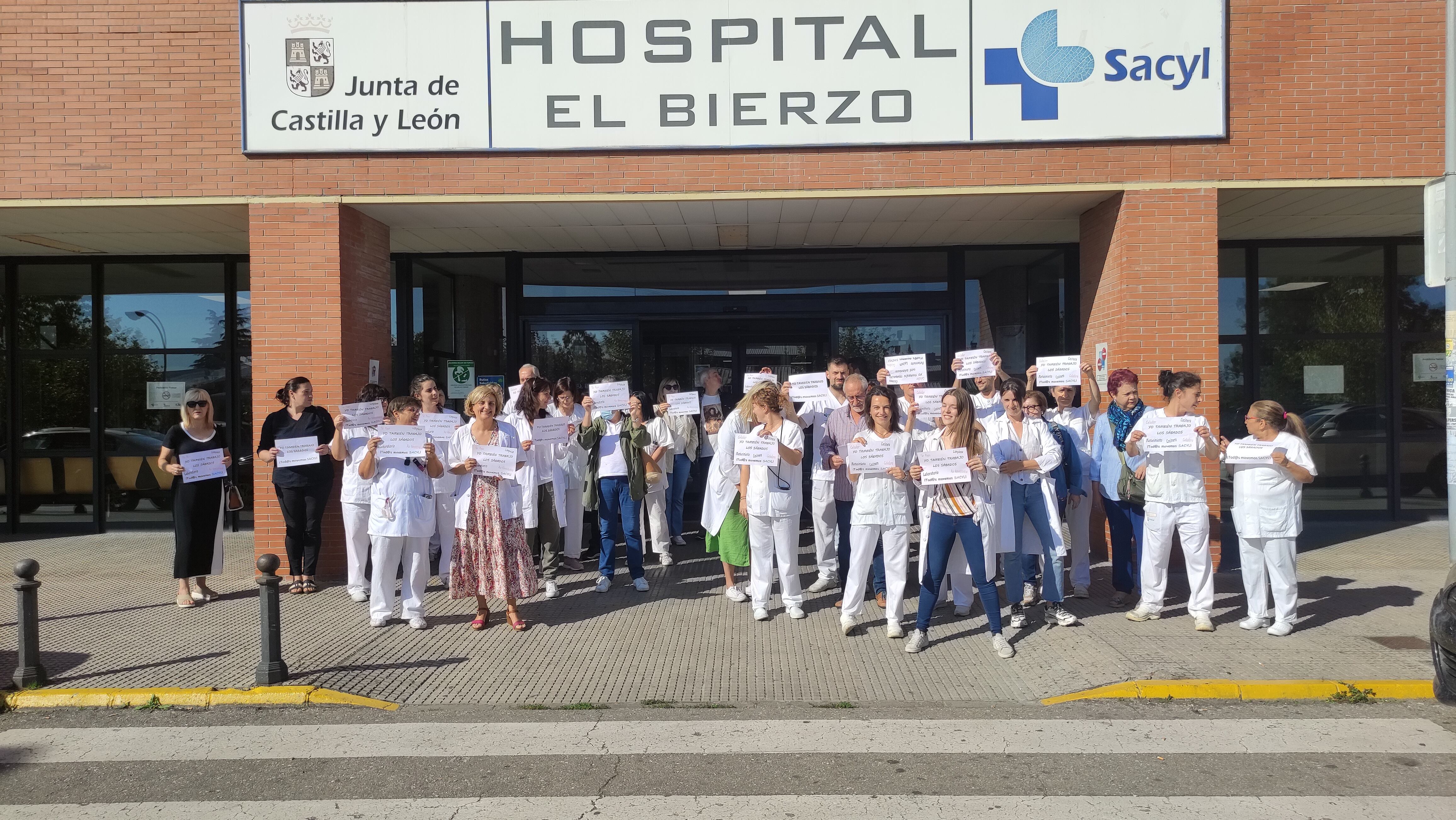 Protesta Hospital del Bierzo