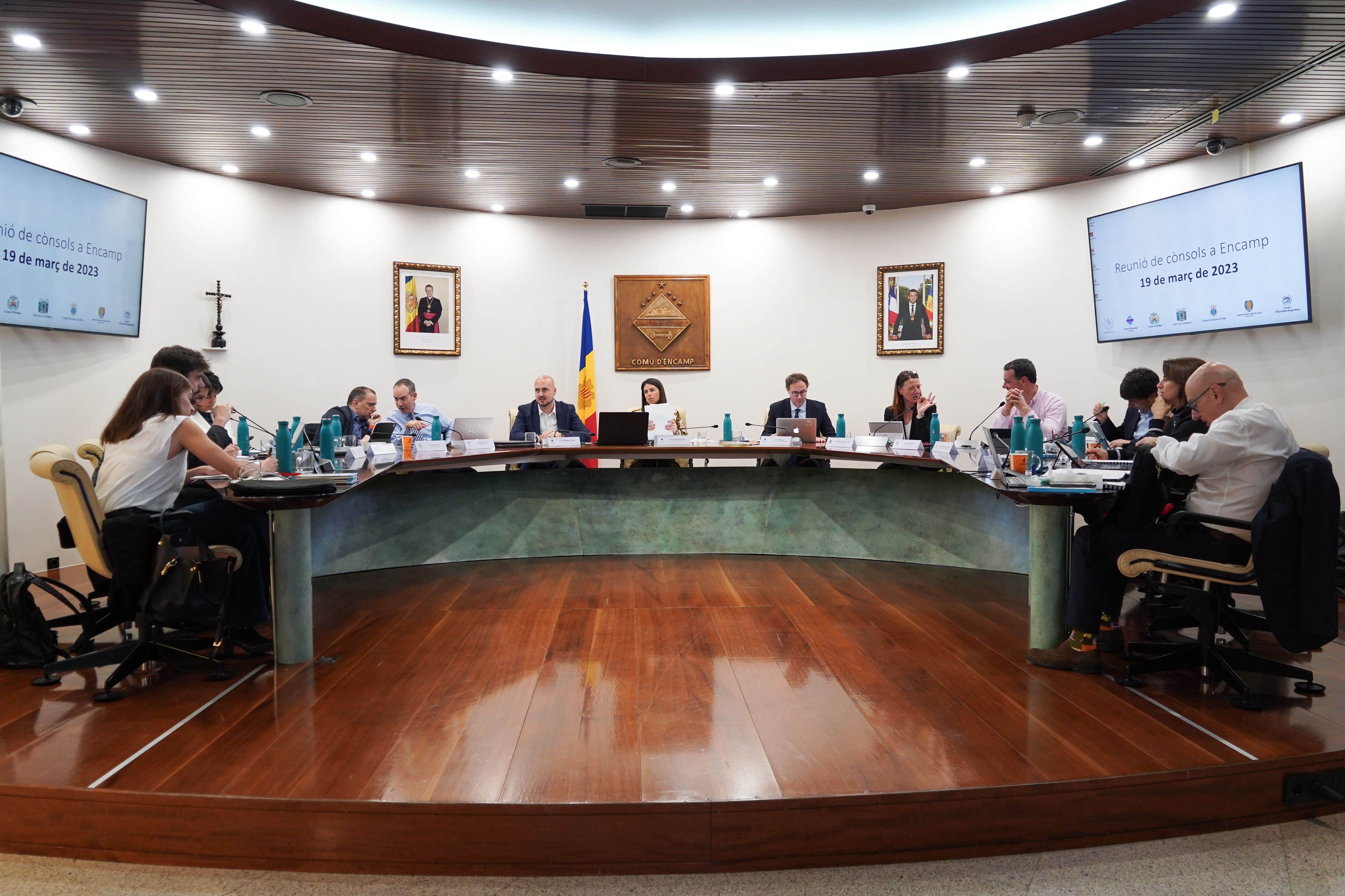 Els mandataris comunals han celebrat la segona reunió de cònsols del mandat a Encamp