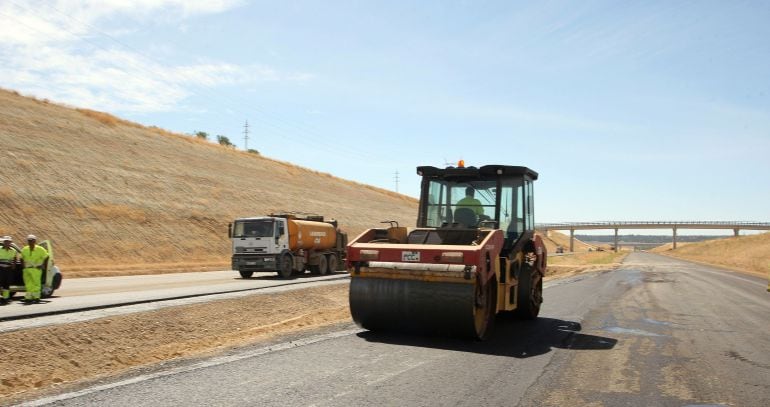 Obras en una carretera