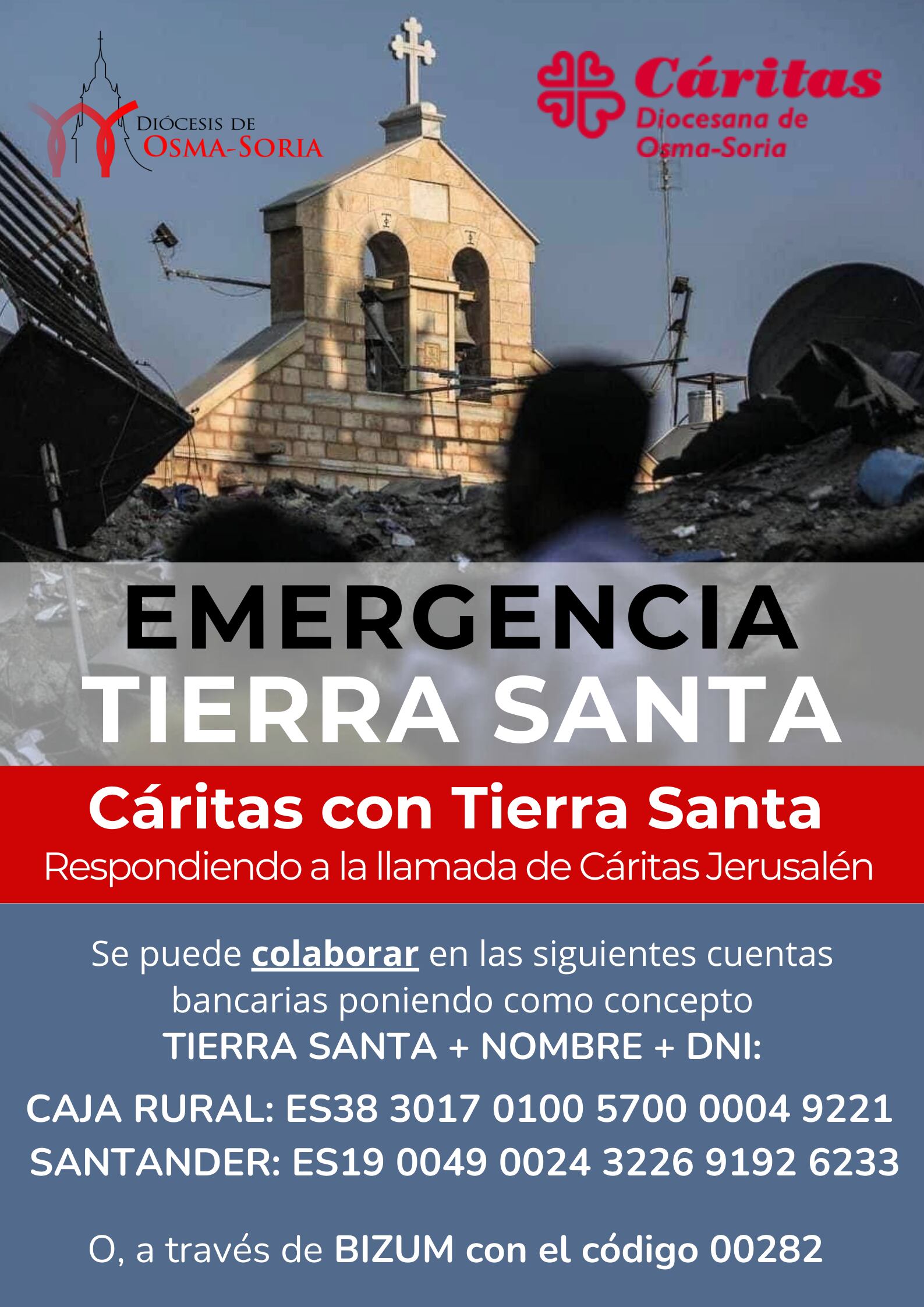 Emergencia en Tierra Santa