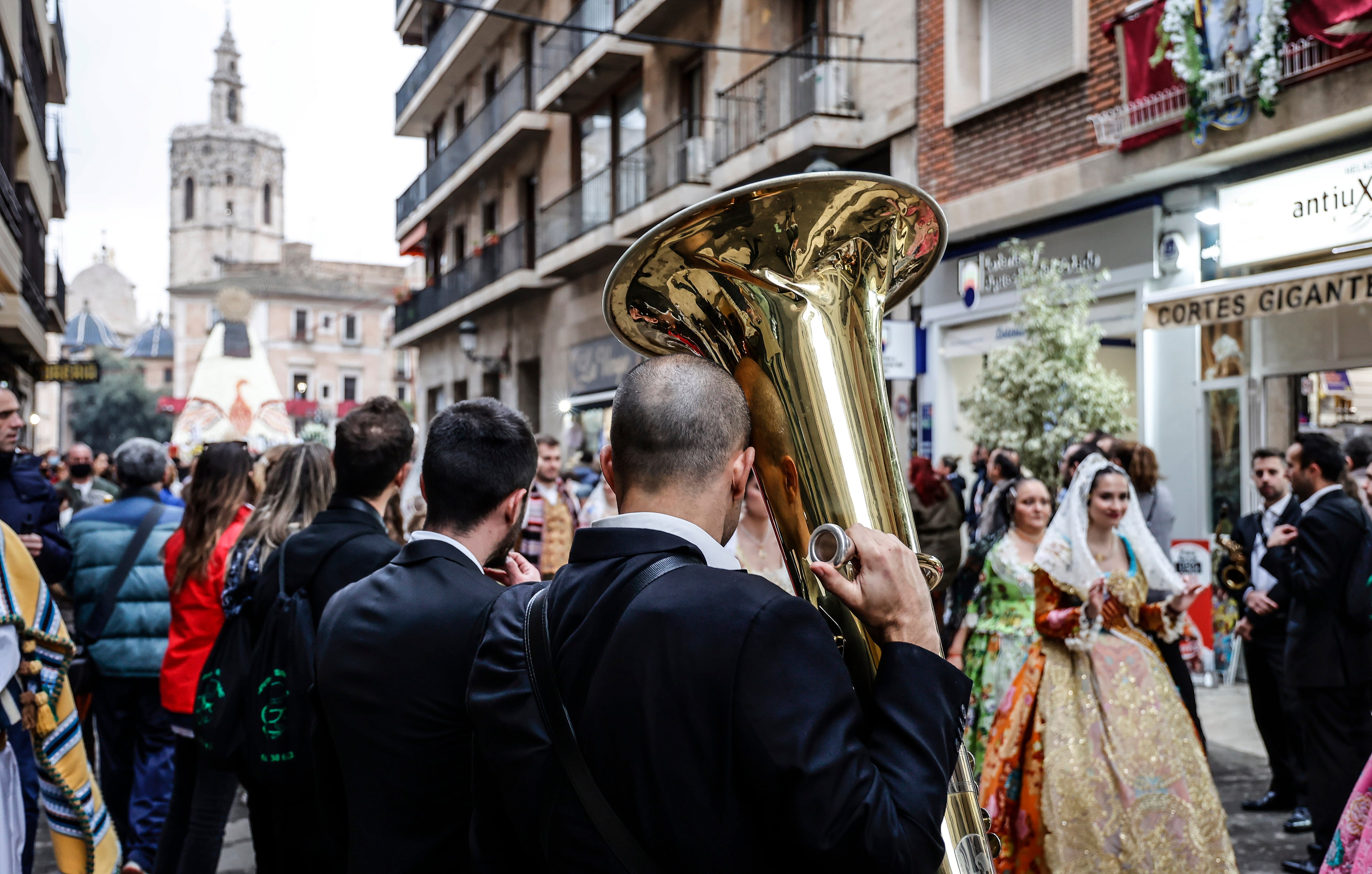 Bandas de música en Fallas