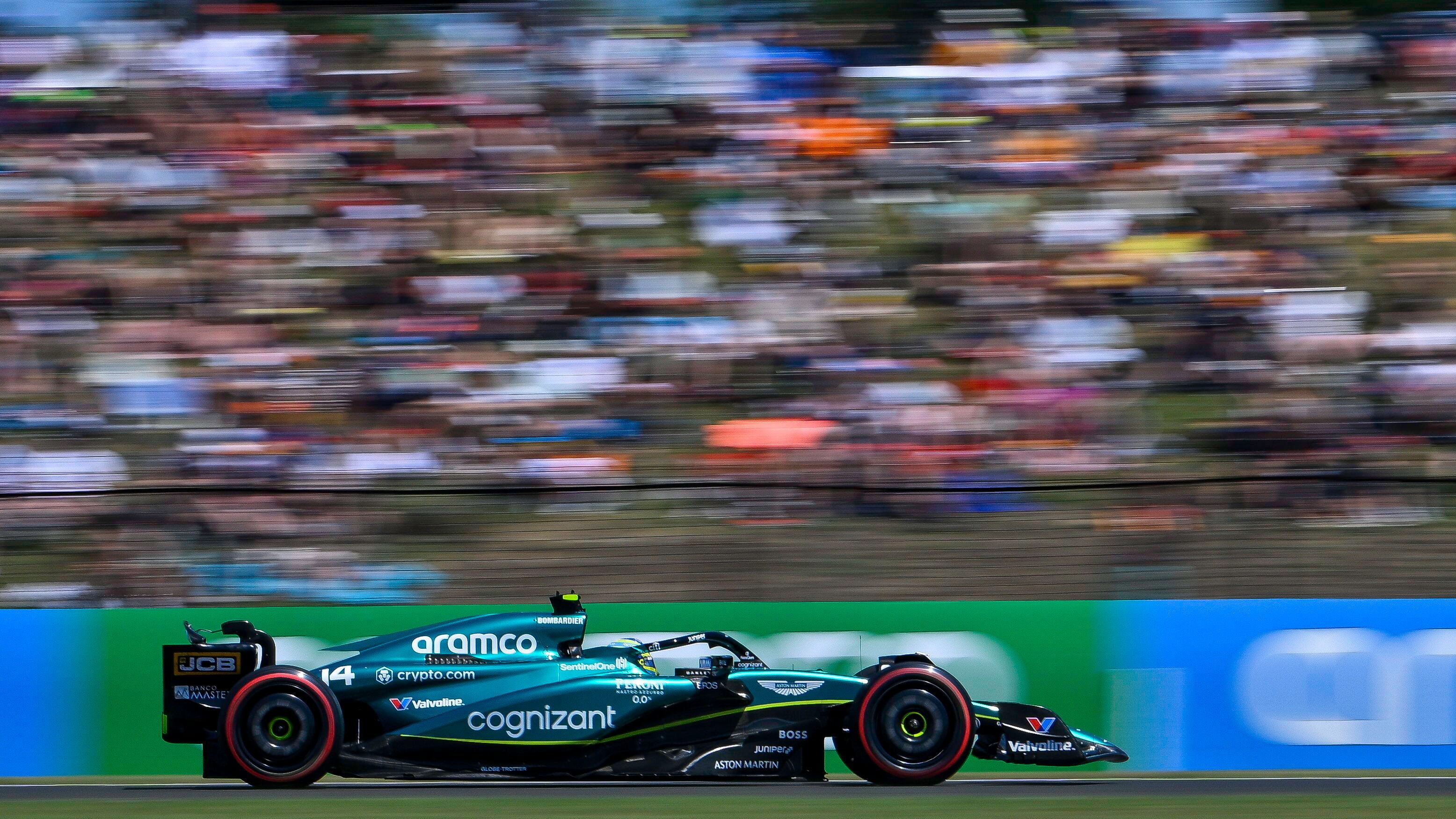 Fernando Alonso en el Gran Premio de Hungría de Fórmula 1