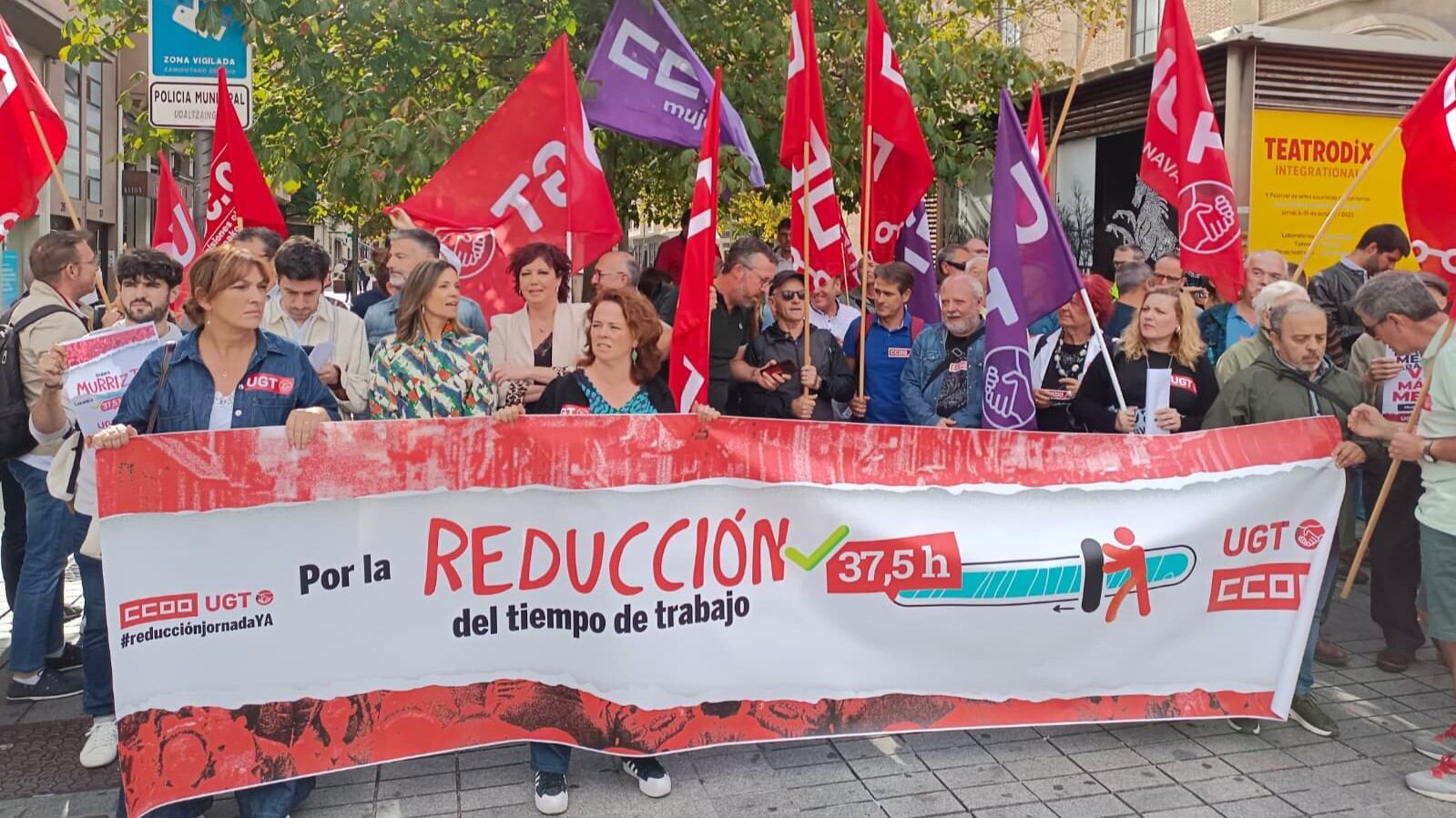 CCOO y UGT defienden la jornada de 37'5 Horas con el ejemplo de la hostelería en Navarra. Cadena SER