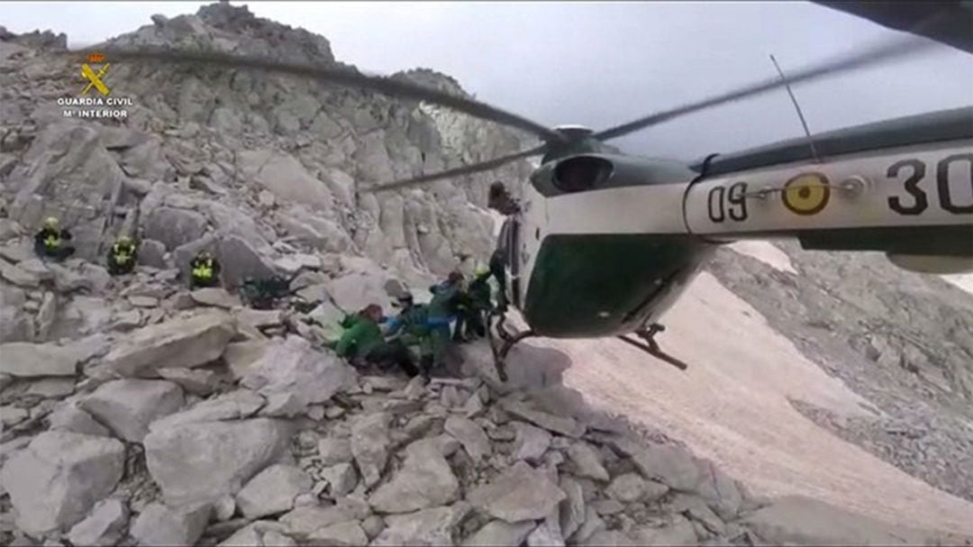 Rescate en el pirineo oscense