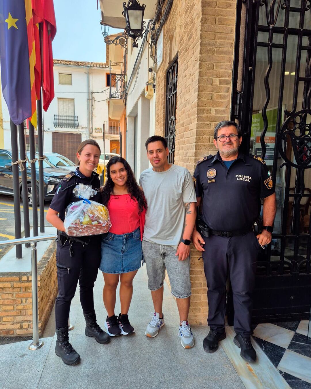 Los protagonistas de esta historia (Foto: RRSS Ajuntament de L&#039;Alcúdia de Crespins)