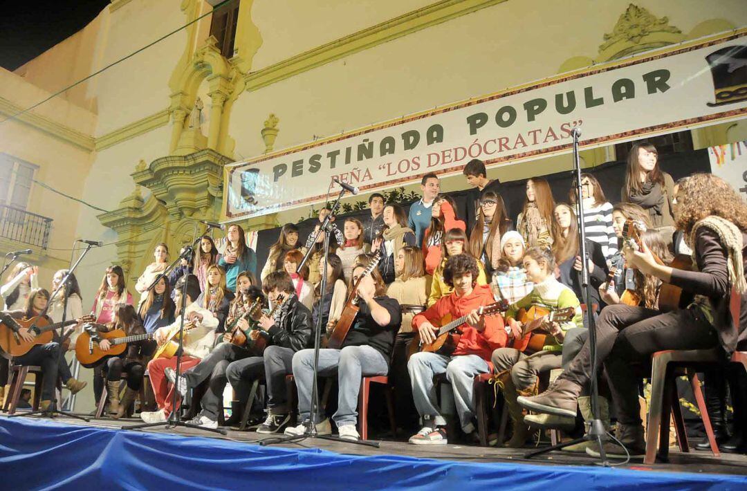 Pestiñada en la plaza de San Francisco