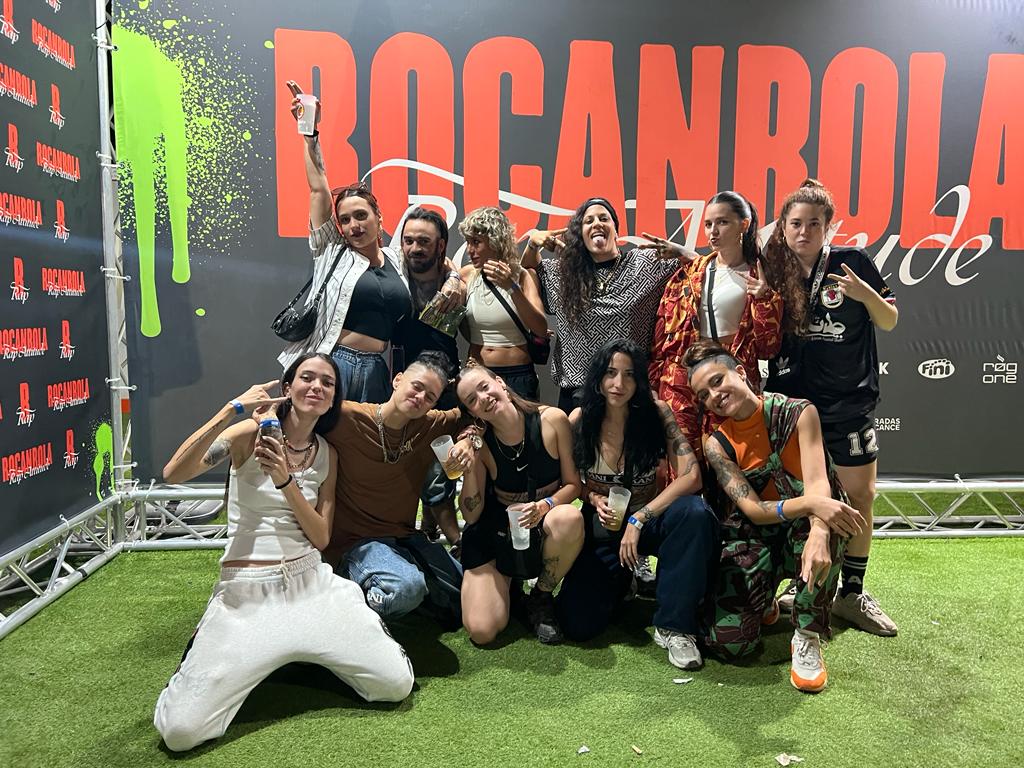 Las raperas conquistan el Festival Rocanrola.