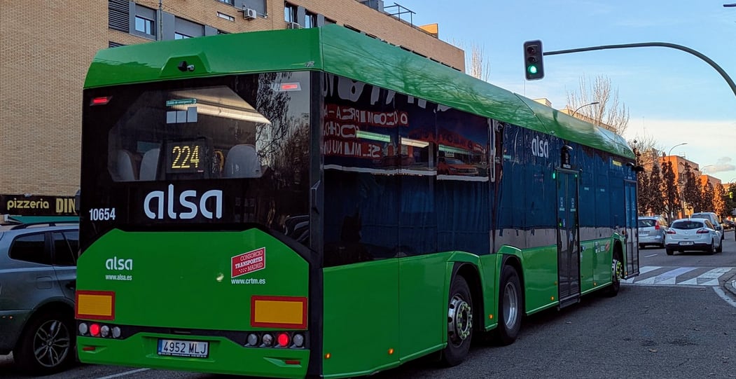 Imagen de un autobús de la compañía