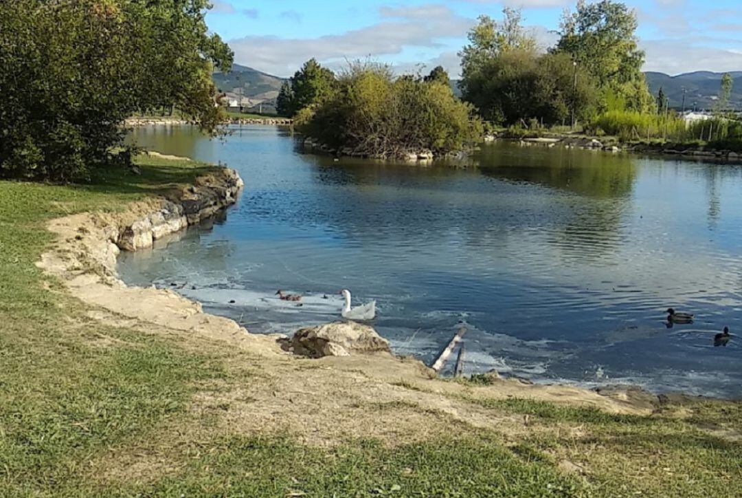 Imagen del lago de Mendillorri