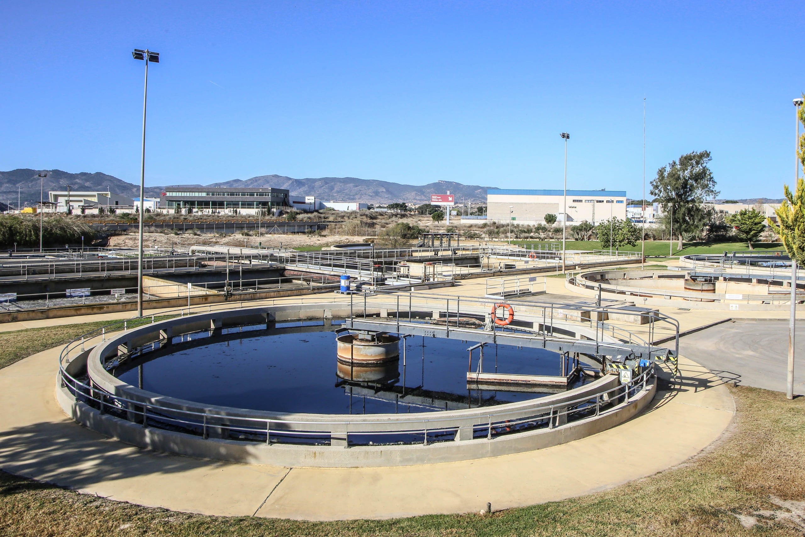 Imágenes de una depuradora de agua