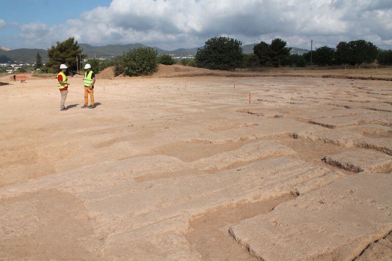 Imagen de la zona donde se han encontrado los restos