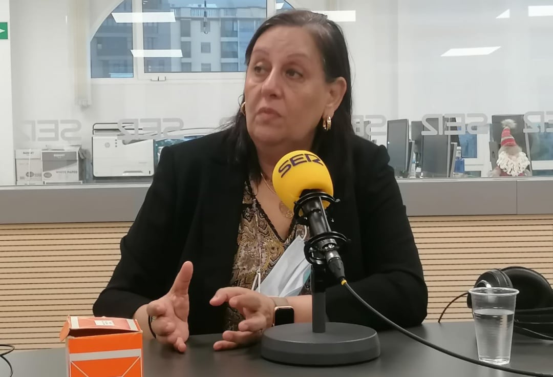 María Farnés Martínez, Fiscal Jefe de la Audiencia Provincial de Santa Cruz de Tenerife, durante su entrevista en Hoy Por Hoy La Portada en los estudios de Radio Club Tenerife - Cadena SER