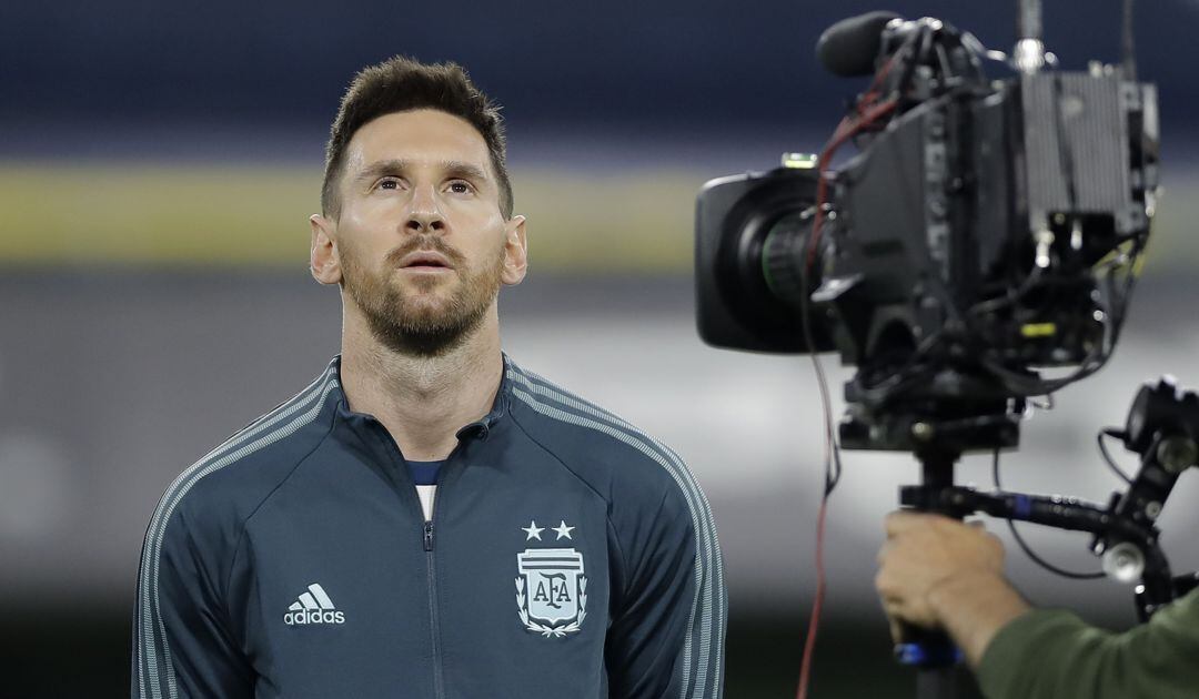 Leo Messi, en uno de los partidos que ha jugado con su selección en el último parón.