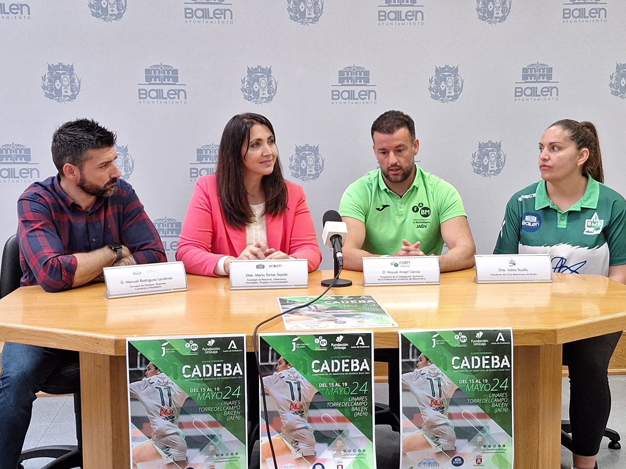 El campeonato andaluz de balonmano Femenino en Bailén arranca el 15 de mayo