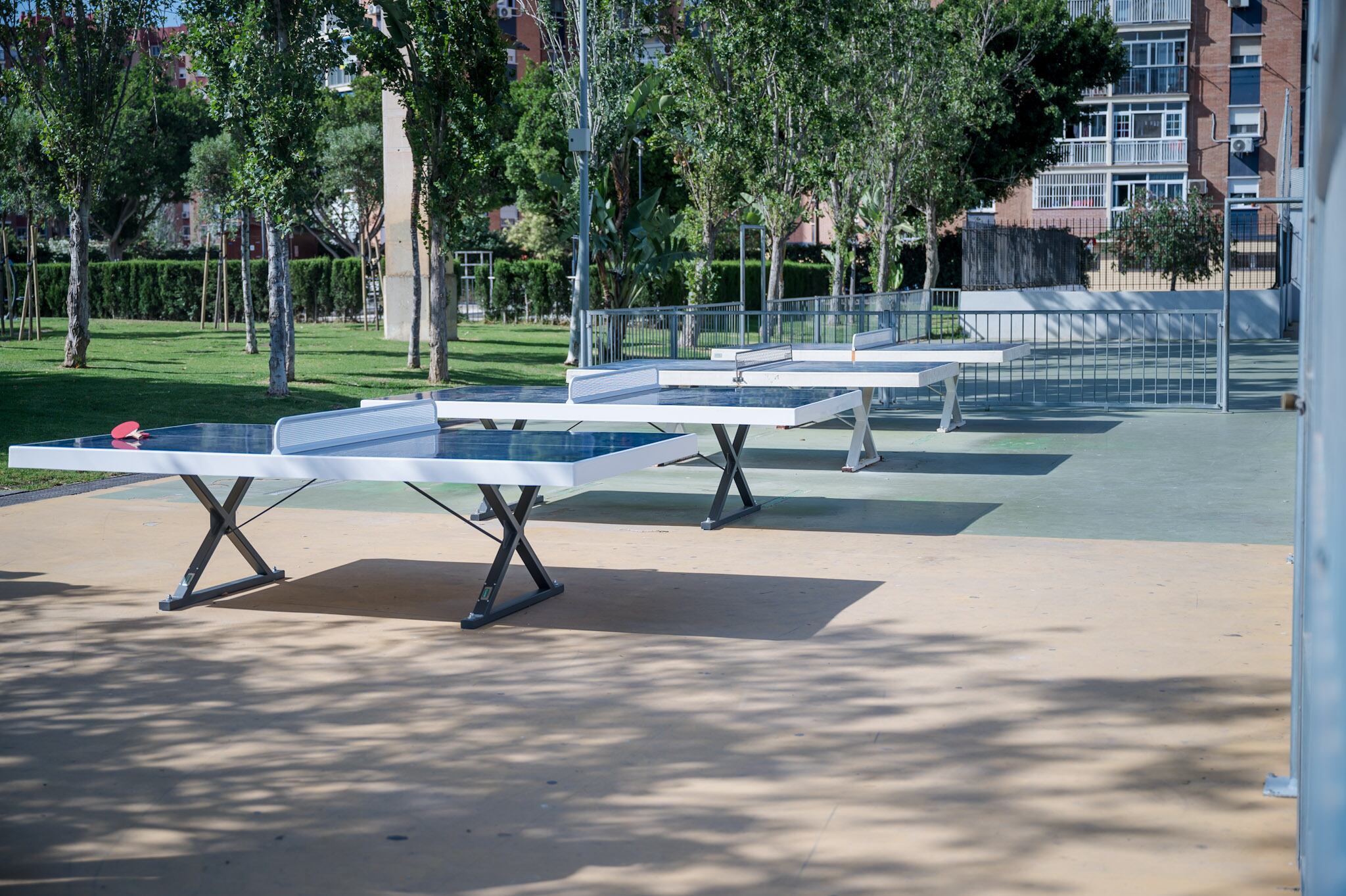 Nuevas mesas de ping pong